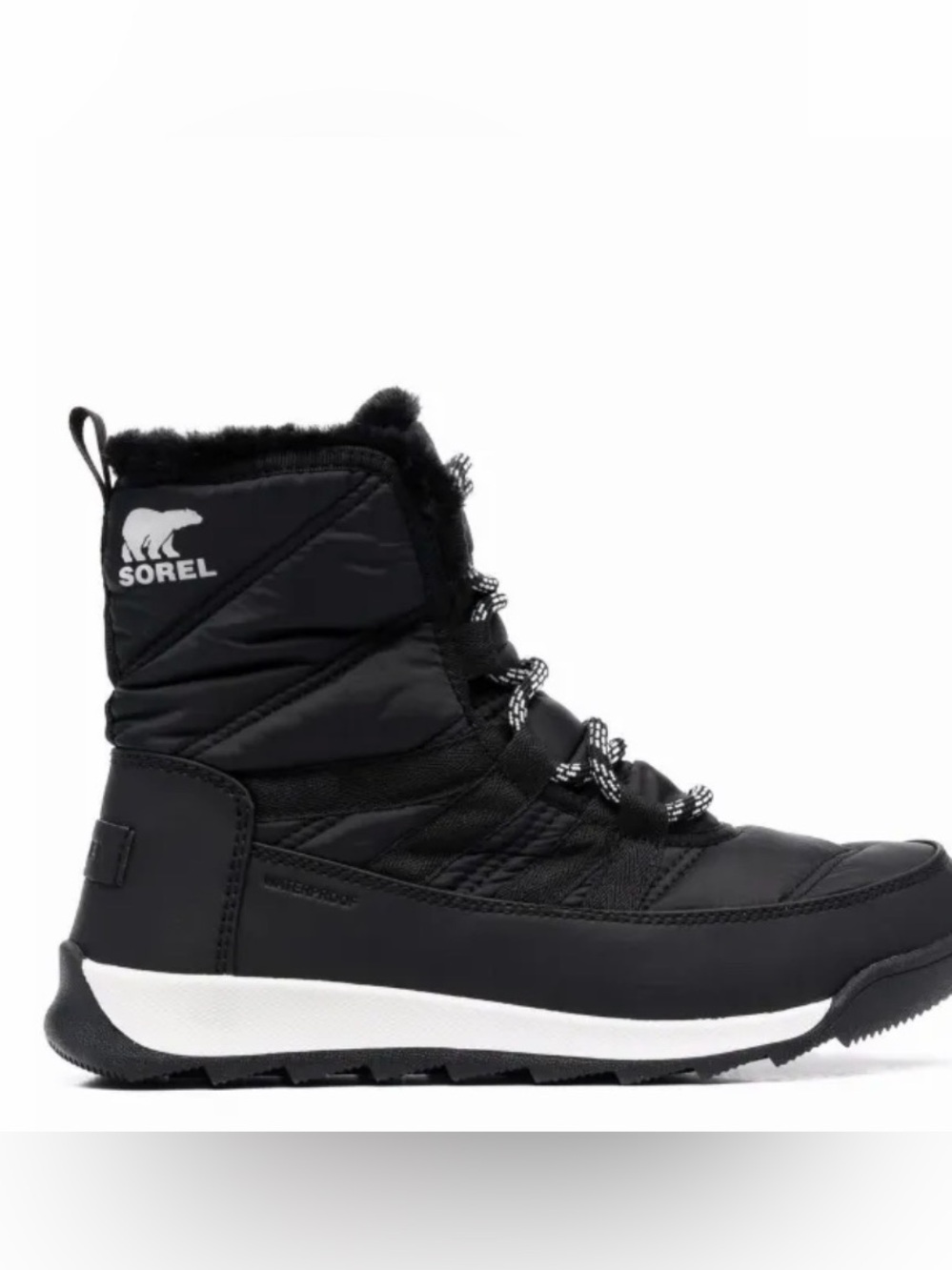 Sorel Whitney II Short Lace Winter Boots Women's Black Waterproof Outdoor - 10